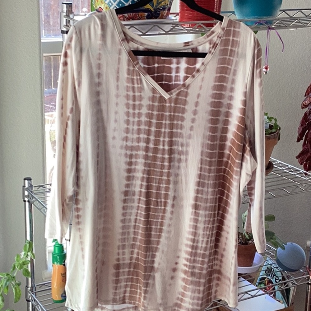 Belle by Kim Gravel tie dye tunic.